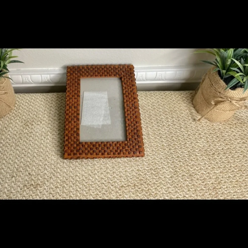🌸Pier One Tropical Picture Frame🤎